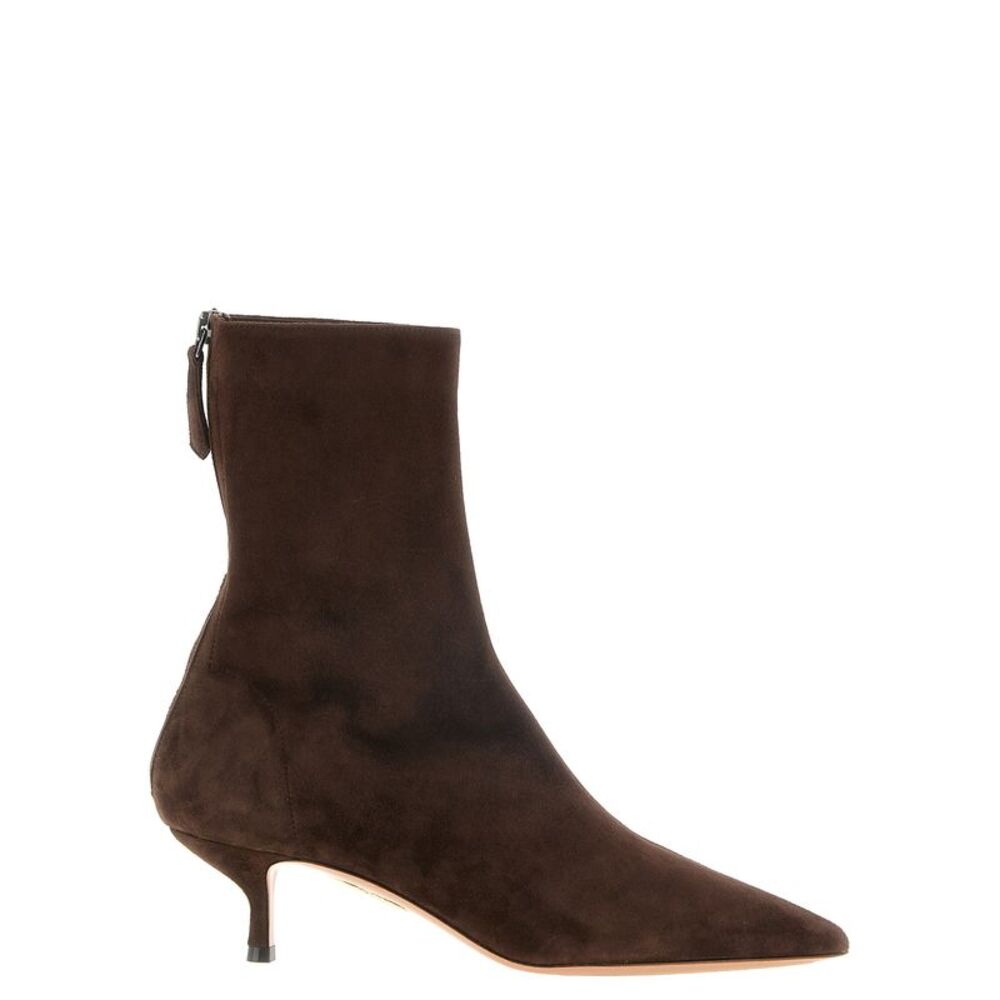 Aquazzura Brown Calfskin Ankle Women's Boots
